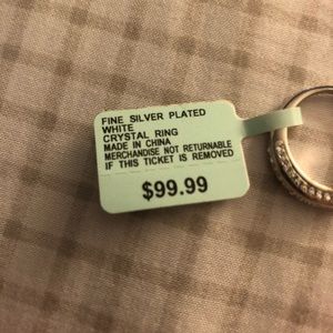 White crystal ring
